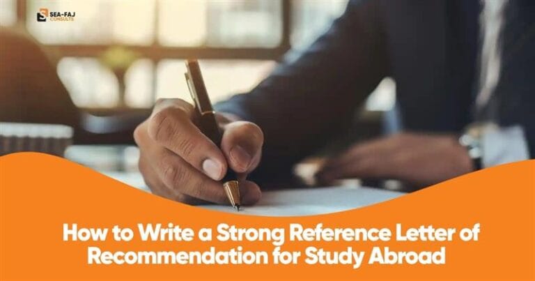 How to write a strong reference letter of recommendation for study abroad