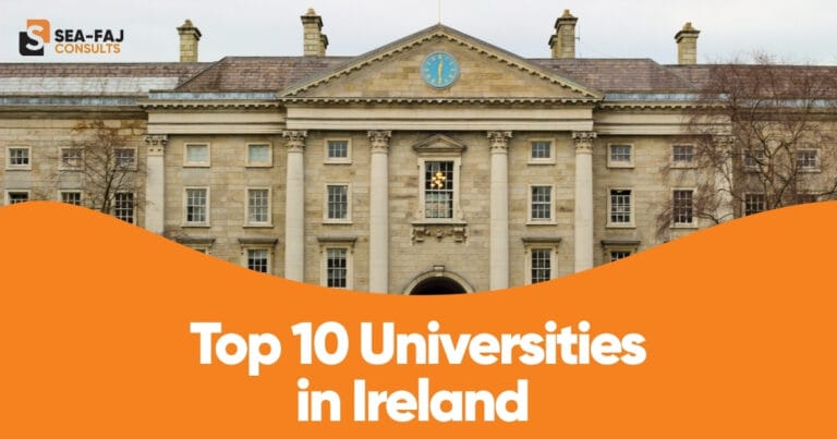 Top 10 universities in ireland