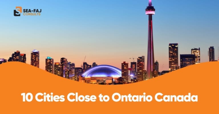 10 cities close to ontario canada