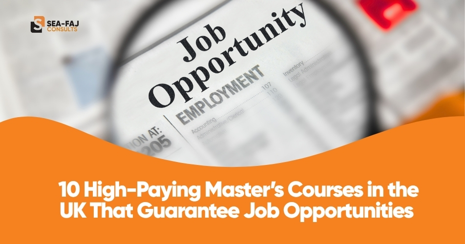 10 High Paying Master’s Courses in the UK