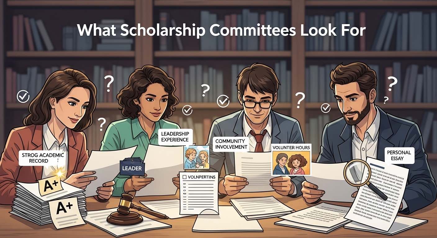 What Scholarship committee look for