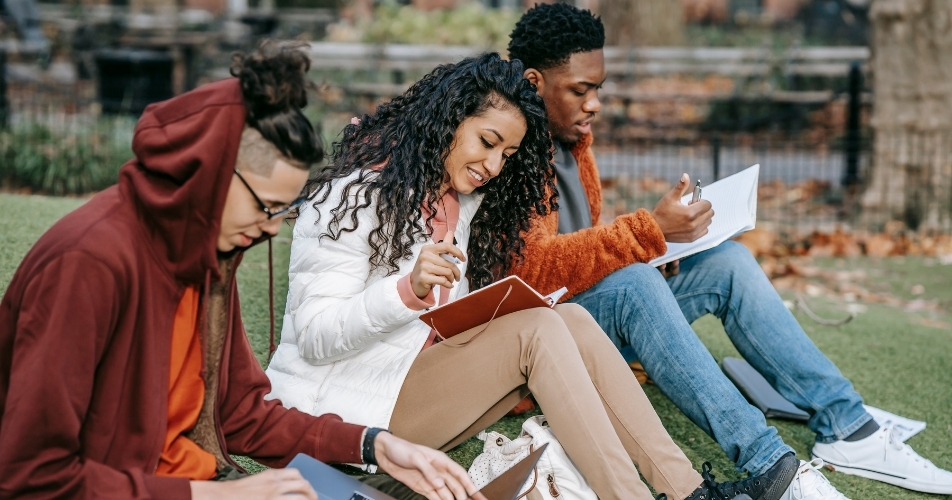 Nigerian student researching study abroad destinations on a laptop in 2026